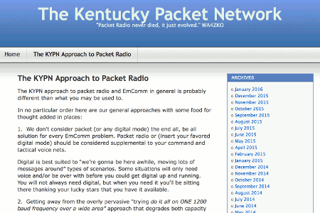 KYPN, the modern approach to packet radio