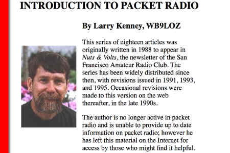 Learn about Packet Radio here