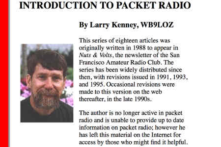 Learn about Packet Radio from here