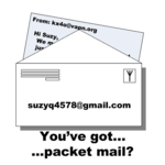 Amateur radio packet… email?