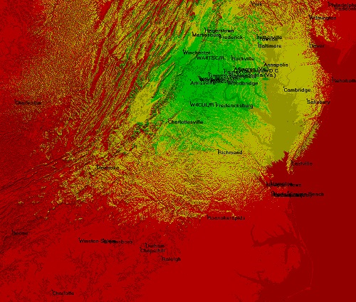 VAPN 6m coverage with single site in Fauquier